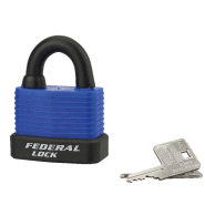 CADENAS À CLÉ BUMPER 54 MM BLEU