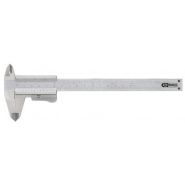 Calibre à coulisse becs doubles inox, vernier monobloc, jauge de profondeur - ét - KS Tools | 300.0510 Calibre à coulisse becs doubles inox, vernier monobloc, jauge de profondeur - ét - KS Tools | 300.0510