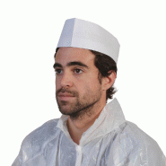 Calot ajustable papier blanc 28 cm - par 100