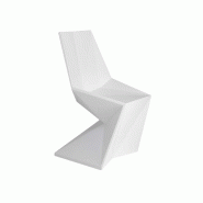 Chaise design in & out VERTEX - blanc