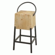 Décoshop26 - Tabouret de bar chaisee comptoir design rustique industriel en métal et bois naturel 04_0008586 - 3000262637355 Décoshop26 - Tabouret de bar chaisee comptoir design rustique industriel en métal et bois naturel 04_0008586 - 3000262637355