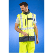 Ensembles parka et gilet pluie et froid 300D Sononyl Haute Visibilité - RPGFRHVSYJNMN-DM04_0