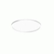 Gea Luce Plafonnier Aela P/M En Aluminium Blanc Satiné 50W+10W Led Intégrée Double Emission 3100Lm Dimmable Coupe De Phase - Gealuce - blanc AELA P