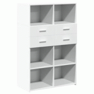 Helloshop26 - Buffet bahut commode armoire meuble de rangement organisateur cuisine salle de séjour salon haut 80 x 42,5 x 124 cm 02_0032773 - 300021 Helloshop26 - Buffet bahut commode armoire meuble de rangement organisateur cuisine salle de séjour salon haut 80 x 42,5 x 124 cm 02_0032773 - 300021