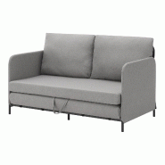 Helloshop26 - Canapé fauteuil 2 places convertible 78 x 125 x 67 cm gris clair 03_0009127 - vert acier 3000224523085