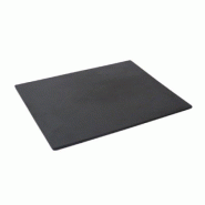 ITALCONCEPT L2G Plateau Melamine Noir Effet Ardoise Gn1/2, 12  x 325  x 265 mm - noir matière synthétique 3616350062024
