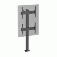 KIMEX Support TV sur pied - 2 écrans 40''-65'' Hauteur 175cm à visser noir - noir 3700685425880 KIMEX Support TV sur pied - 2 écrans 40''-65'' Hauteur 175cm à visser noir - noir 3700685425880