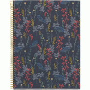 MIQUELRIUS Cahier Night A4, 200p./100 feuilles 70 g/m² détachables et perforées, quadrillé 5x5 - 8422593043974