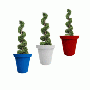 PLAST'UP ROTOMOULAGE Pots de fleurs rond xxl delight 760l france 2024-lot de 3 - MULTI - multicolore 0727156537838