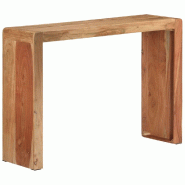 Table console 110x30x76 cm bois massif d'acacia Modèle Atlas Concept Plus - 351650
