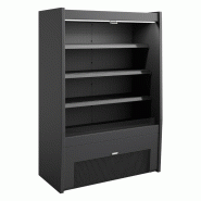Vitrine murale noire L.1280 Froid ventilé SOFRACOLD Sofraca
