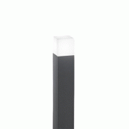 Borne D'Éclairage Extérieur Tower - Perenz, Avec Ampoule E27 Max. 20W, Ip54, Aluminium Peint, Anthracite, Hauteur 60 Cm - gris 8023559548115