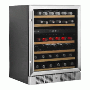 Cave à vin inox 2 zones - 46 bouteilles | Tefcold - TFW200-2S