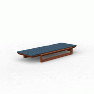 Chaise longue design FRAME - argile