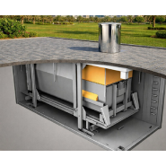 Compacteur enterré  à haute capacité 12 à 20m³ - PERISKOP