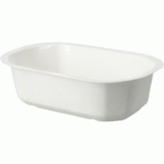 Firplast Barquette oblongue PP blanche 400 CC 159 x 102 x 45 mm (x1500) - blanc 3700466011615 Firplast Barquette oblongue PP blanche 400 CC 159 x 102 x 45 mm (x1500) - blanc 3700466011615