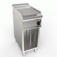 ITALCONCEPT Fry-Top Gaz Nervuree Sur Placard Ouvert - 3616350181336