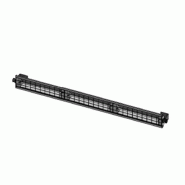 KRS Lampe infrarouge IR 3116PY avec grille de protection - Émission à ondes courtes - Puissance 4 x 1500 W - Tension 400 V - noir aluminium IR 3116PY