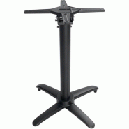 Pied de table basculant en aluminium noir | Bolero - GP773_0