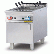 Redcook Cuiseur de pâtes à gaz 1 bac 40 litres. Structure en acier inoxydable. Dimensions 40x90 h90 cm. Modèle CP-94G - 2034