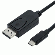 ROLINE Câble adaptateur type C - DisplayPort, v1.2, M/M, 1 m_0