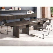 Table de réunion tonneau Forté XL - fabriquée en Italie - finitions haut de gamme - 398x120 cm Table de réunion tonneau Forté XL - fabriquée en Italie - finitions haut de gamme - 398x120 cm