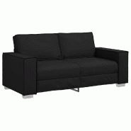 VidaXL Canapé Noir 180 x 80 x 84 cm tissu Modèle AbriBotanique 86 - 4105056