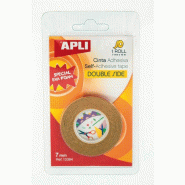 Apli Ruban adhésif double face, 7mm x 10m - 8410782133841