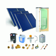 Astrea Pack A - CESI : 6 capteurs solaires fixation toiture inclinée + ballon préparateur ECS 800L blanc - Thermador - PSOLECSE68 Astrea Pack A - CESI : 6 capteurs solaires fixation toiture inclinée + ballon préparateur ECS 800L blanc - Thermador - PSOLECSE68