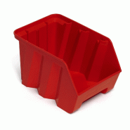 Bac DUETTO 9,4 litres plastique rouge