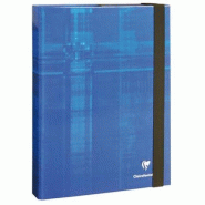 Clairefontaine Lot de 10 Boîte de classement Metric A4, rembordée rigide, dos 40, fermeture par élastique - 3329680704501