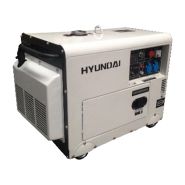 Dhy8000se groupes électrogènes industriel - hyundai  - diesel 500 w 6000 w - monophasé