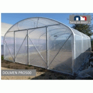 Dolmen pro 500 - serre tunnel professionnelle - l5.00 x h2.70 mètres