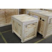 Emballage de caisse en bois sur-mesure en OSB - NIMP15 SEI 4B Emballage de caisse en bois sur-mesure en OSB - NIMP15 SEI 4B