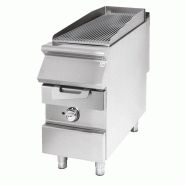 Grill gaz inox viande/poisson à poser avec surface 320x480 mm - PVS7040GRACQG