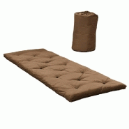 LIT FUTON STANDARD BED IN A BAG COULEUR MOCCA