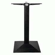 Pied de table carré effet escalier en fonte | Bolero - CE153