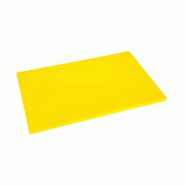 Planche à découper antibactérienne basse densité jaune | Hygiplas - HC861