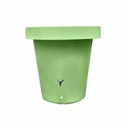 PLAST'UP ROTOMOULAGE Carré de plantation récupérateur d'eau de pluie mural lluvia 420l - VERTPISTACHE - vert 0637962081473