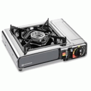 Réchaud à gaz NOMADE INOX 2200W Allumage piezo Double système de sécurité Mallette KEMPER - gris inox 8008004134716 Réchaud à gaz NOMADE INOX 2200W Allumage piezo Double système de sécurité Mallette KEMPER - gris inox 8008004134716