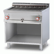 Redcook Grill contact électrique, cuisson directe sur résistance inox 55x43 cm basculante, 2 zones, 80x70,5x90 cm, modèle CWK-78ET - 2063