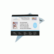 Schneider - Poches à douille jetables, PE, 350 x 195 mm, 75 µ - bleu plastique 391200