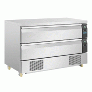 Soubassement double réfrigération 2 tiroirs Série U 6x GN 1/1 DA997 Polar
