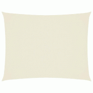 VidaXL Voile de parasol tissu oxford rectangulaire 2x3 m crème Modèle Terrasse Infinity - beige 135200