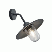 Applique murale extérieure culot E27 anthracite - Trio - Brenta - gris aluminium 4017807445411