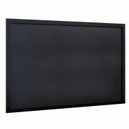 Ardoise murale cadre noir - 60x80cm - Bois dur résistant aux rayures, UV et chaleur