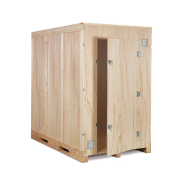 Caisse garde-meuble en bois avec porte SELF 80 x 200 cm