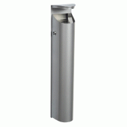 Cendrier mural Rossignol Koa avec serrure 2,5 L gris métal Cendrier mural Rossignol Koa avec serrure 2,5 L gris métal