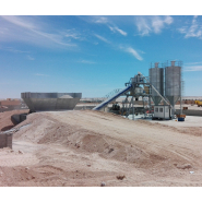 Centrale à béton galvanisée, transportable 120 m3/h - express t_1