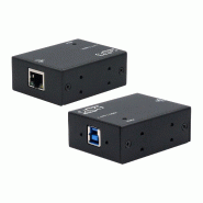 EXSYS EX-13021HMV USB 3.2 type B vers Ethernet 1 Gigabit, kit rail DIN inclus EXSYS EX-13021HMV USB 3.2 type B vers Ethernet 1 Gigabit, kit rail DIN inclus